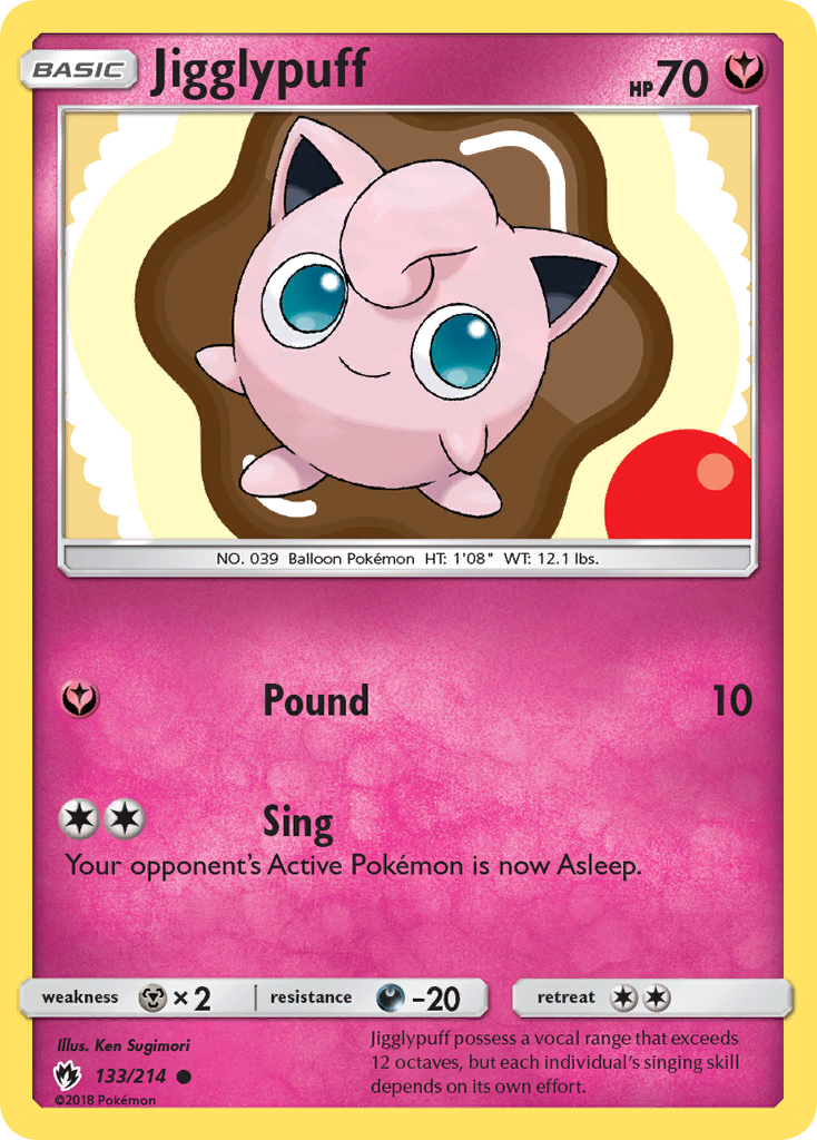 Jigglypuff (133/214) [Sun & Moon: Lost Thunder] | Exor Games Dartmouth