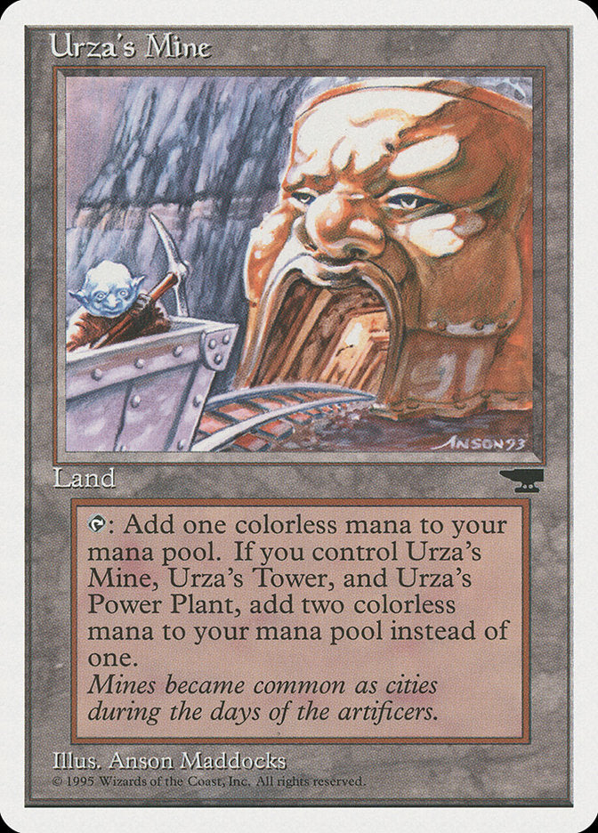 Urza's Mine (Mine Cart Entering Mouth) [Chronicles] | Exor Games Dartmouth