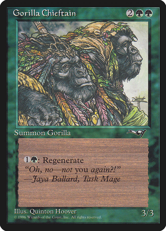 Gorilla Chieftain (Two Gorilla Art) [Alliances] | Exor Games Dartmouth