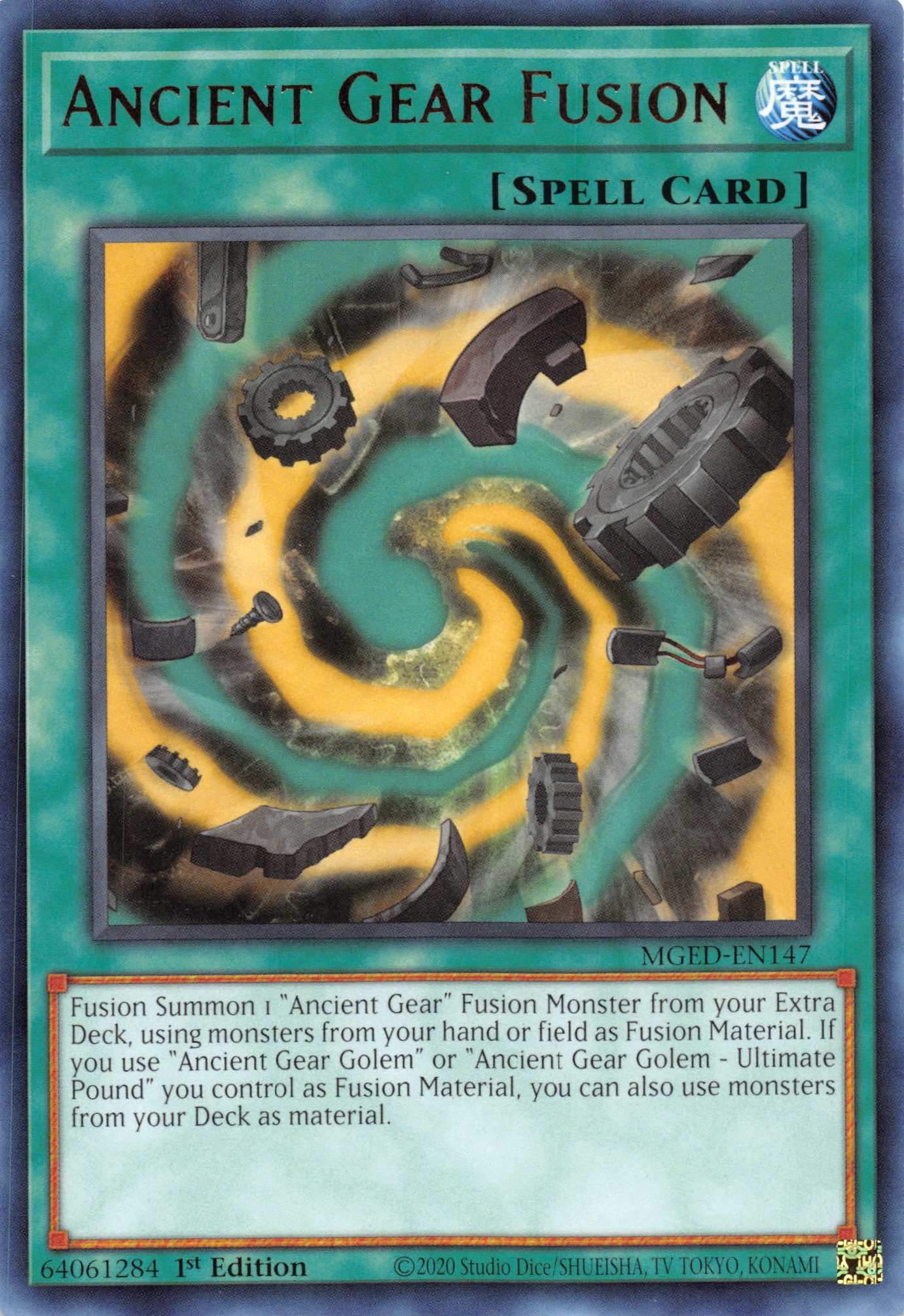 Ancient Gear Fusion [MGED-EN147] Rare | Exor Games Dartmouth