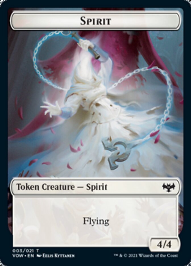 Spirit Token (003) [Innistrad: Crimson Vow Tokens] | Exor Games Dartmouth