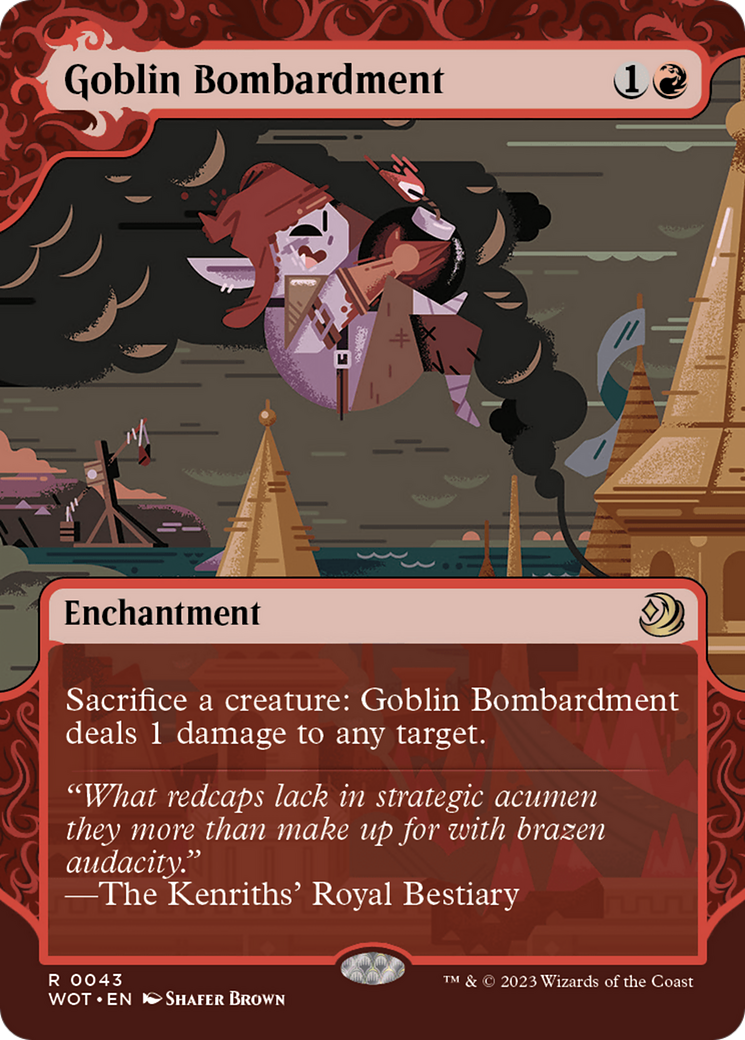 Goblin Bombardment [Wilds of Eldraine: Enchanting Tales] | Exor Games Dartmouth