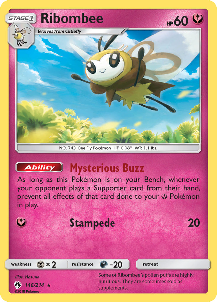 Ribombee (146/214) [Sun & Moon: Lost Thunder] | Exor Games Dartmouth