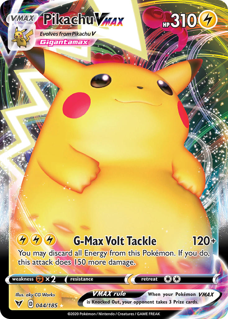 Pikachu VMAX (044/185) [Sword & Shield: Vivid Voltage] | Exor Games Dartmouth