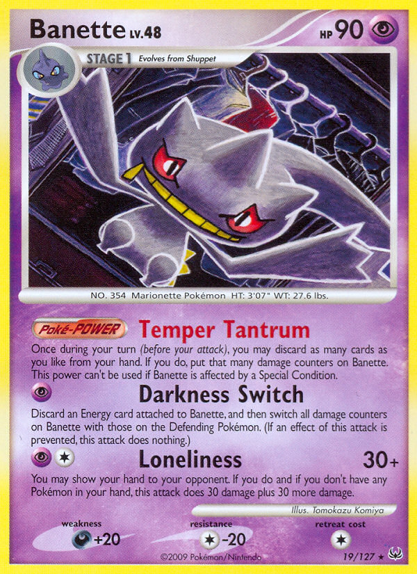 Banette (19/127) [Platinum: Base Set] | Exor Games Dartmouth