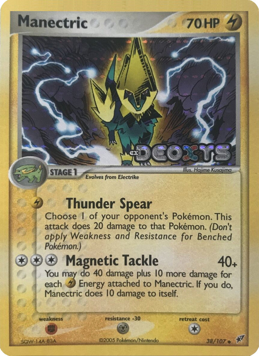 Manectric (38/107) (Stamped) [EX: Deoxys] | Exor Games Dartmouth