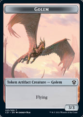 Golem (025) // Thopter Token [Commander 2021 Tokens] | Exor Games Dartmouth