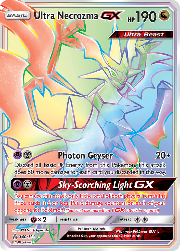 Ultra Necrozma GX (140/131) [Sun & Moon: Forbidden Light] | Exor Games Dartmouth