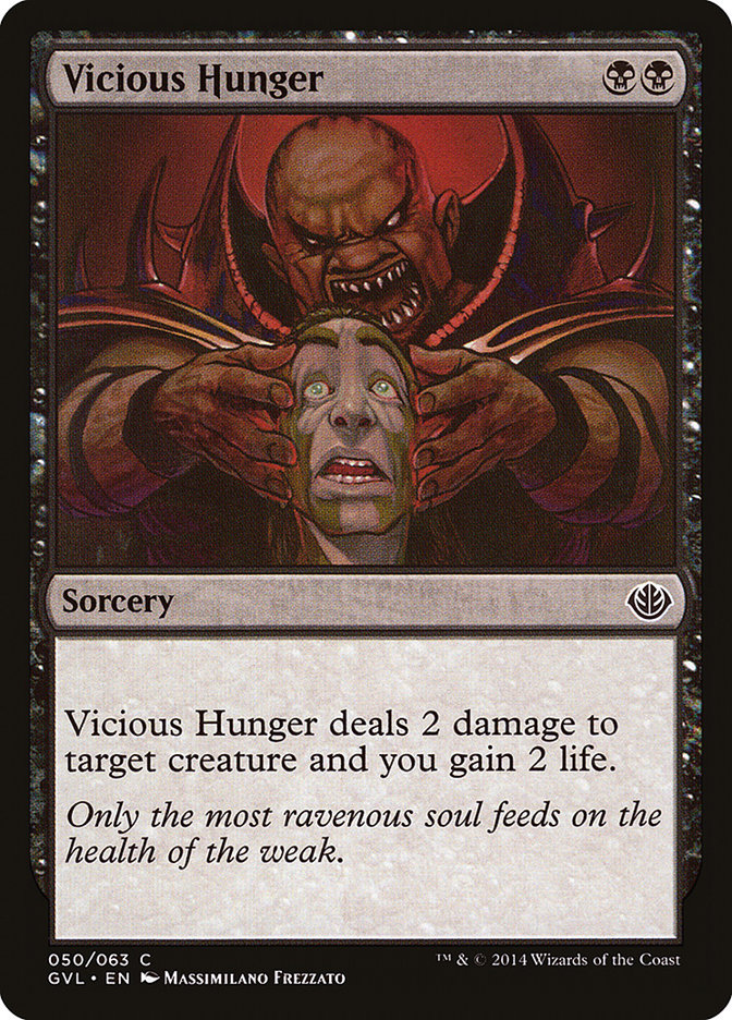 Vicious Hunger (Garruk vs. Liliana) [Duel Decks Anthology] | Exor Games Dartmouth