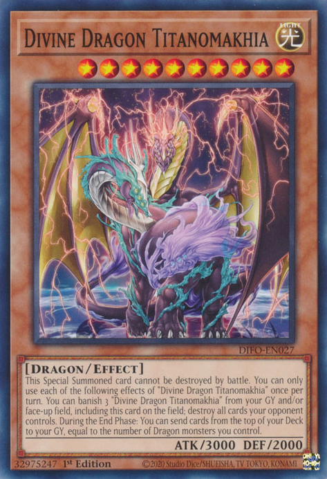 Divine Dragon Titanomakhia [DIFO-EN027] Common | Exor Games Dartmouth
