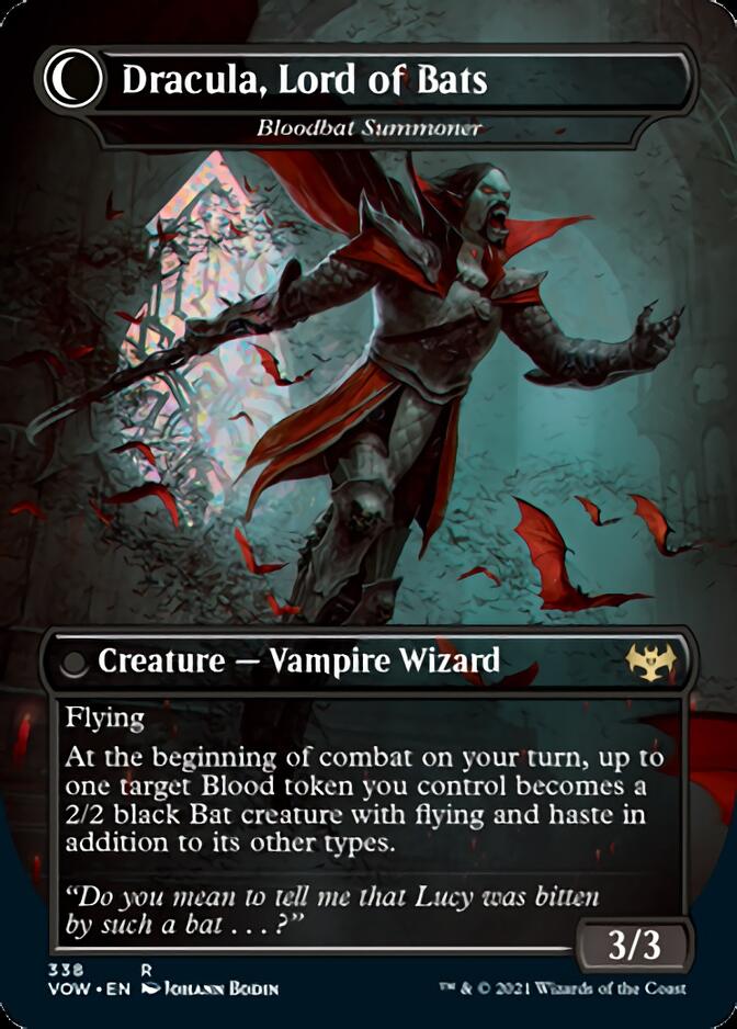 Voldaren Bloodcaster // Bloodbat Summoner - Dracula, Lord of Blood // Dracula, Lord of Bats [Innistrad: Crimson Vow] | Exor Games Dartmouth