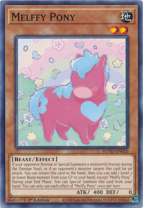 Melffy Pony [ROTD-EN020] Common | Exor Games Dartmouth