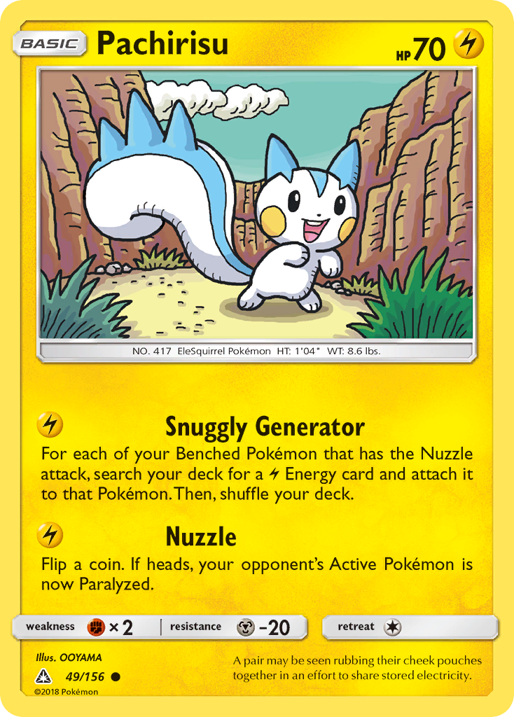 Pachirisu (49/156) [Sun & Moon: Ultra Prism] | Exor Games Dartmouth