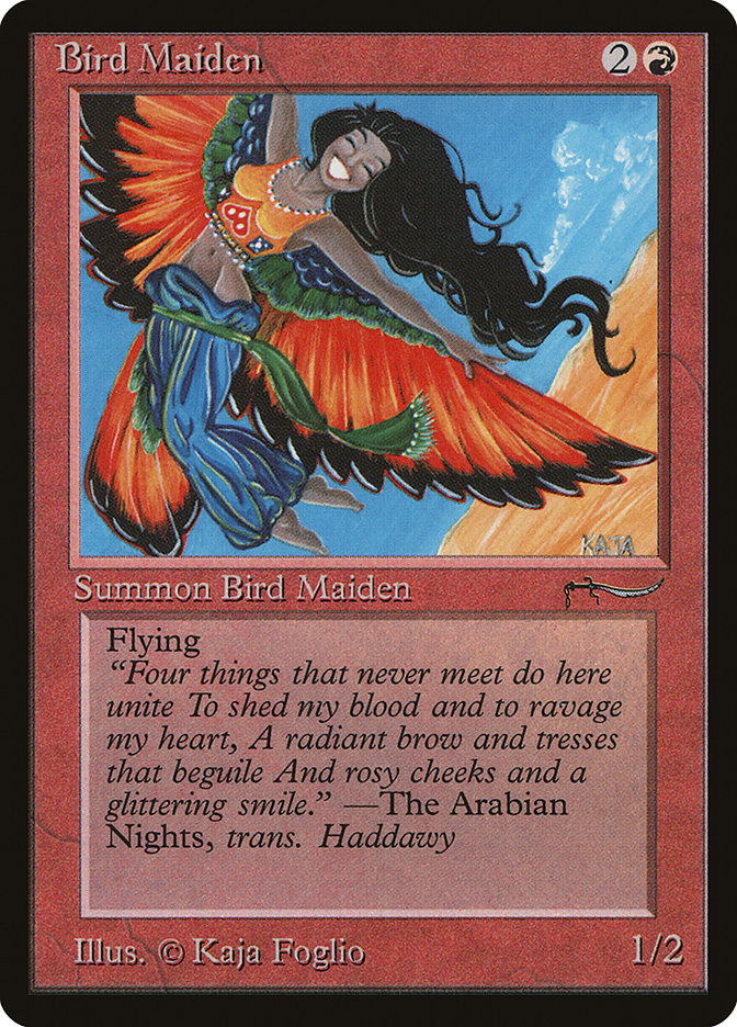 Bird Maiden (Light Mana Cost) [Arabian Nights] | Exor Games Dartmouth