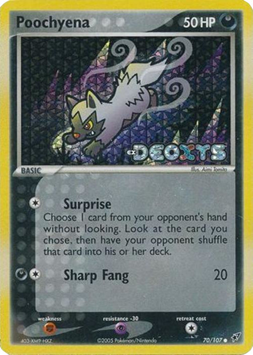 Poochyena (70/107) (Stamped) [EX: Deoxys] | Exor Games Dartmouth