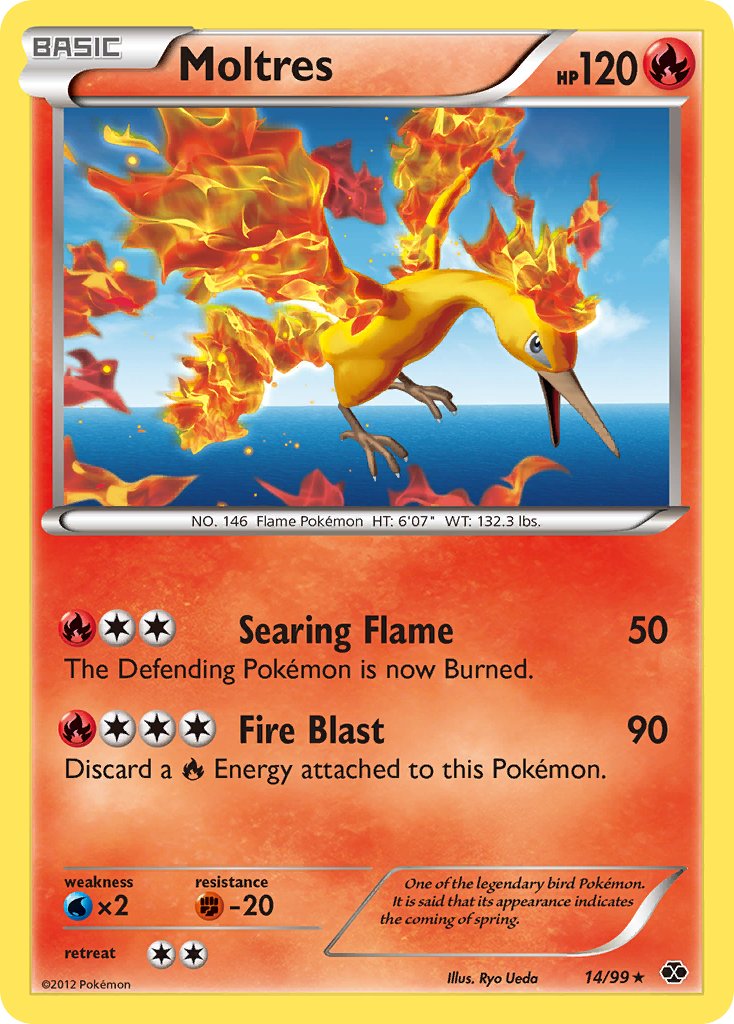 Moltres (14/99) (Blister Exclusive) [Black & White: Next Destinies] | Exor Games Dartmouth