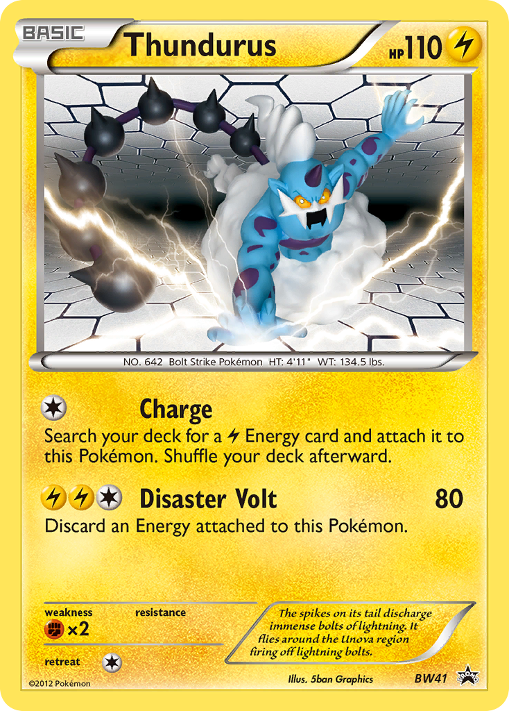 Thundurus (BW41) [Black & White: Black Star Promos] | Exor Games Dartmouth