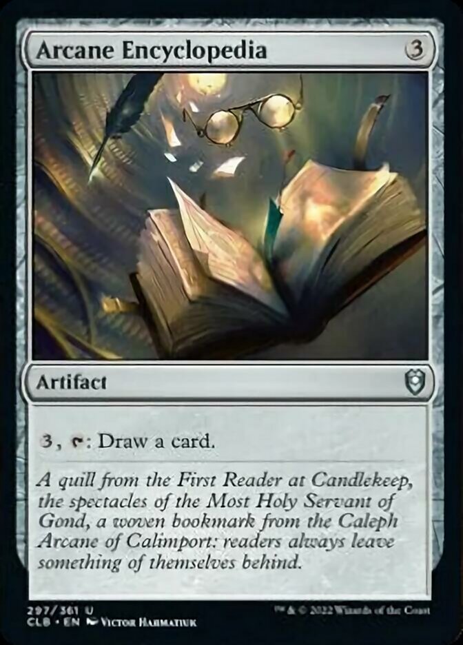 Arcane Encyclopedia [Commander Legends: Battle for Baldur's Gate] | Exor Games Dartmouth