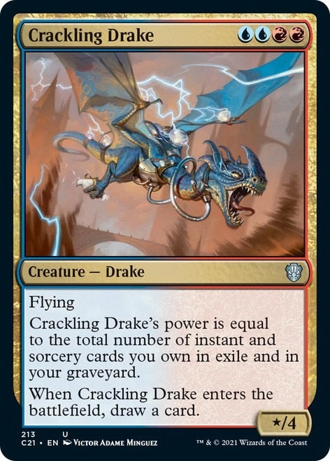 Crackling Drake [Commander 2021] | Exor Games Dartmouth