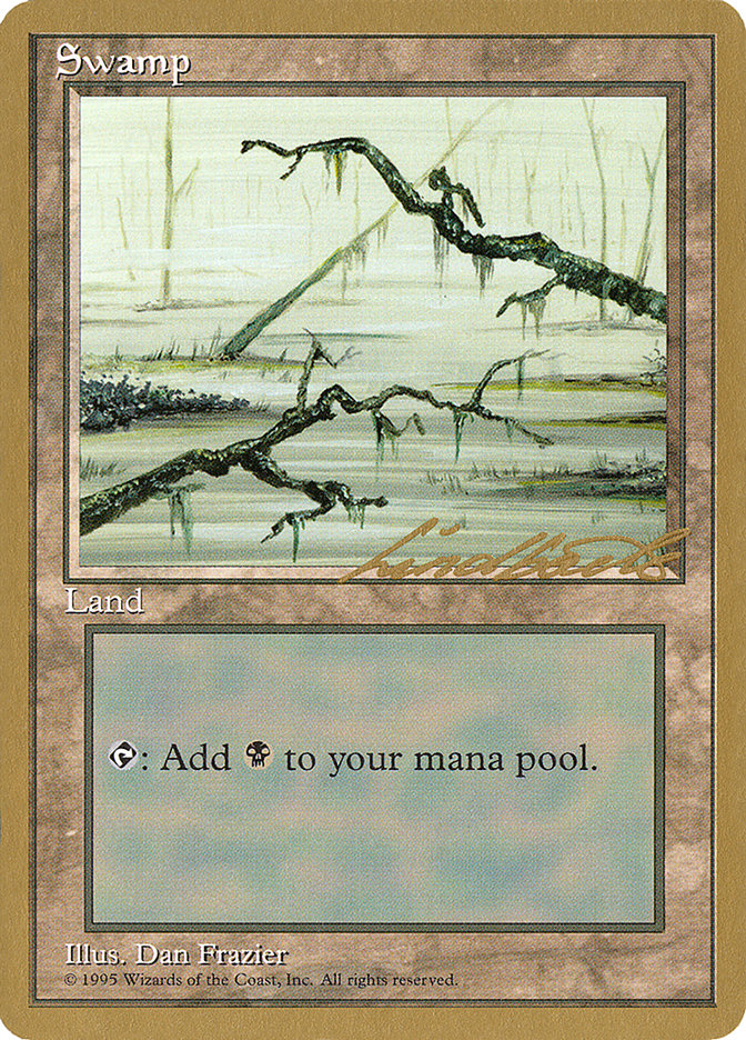 Swamp (ll371) (Leon Lindback) [Pro Tour Collector Set] | Exor Games Dartmouth