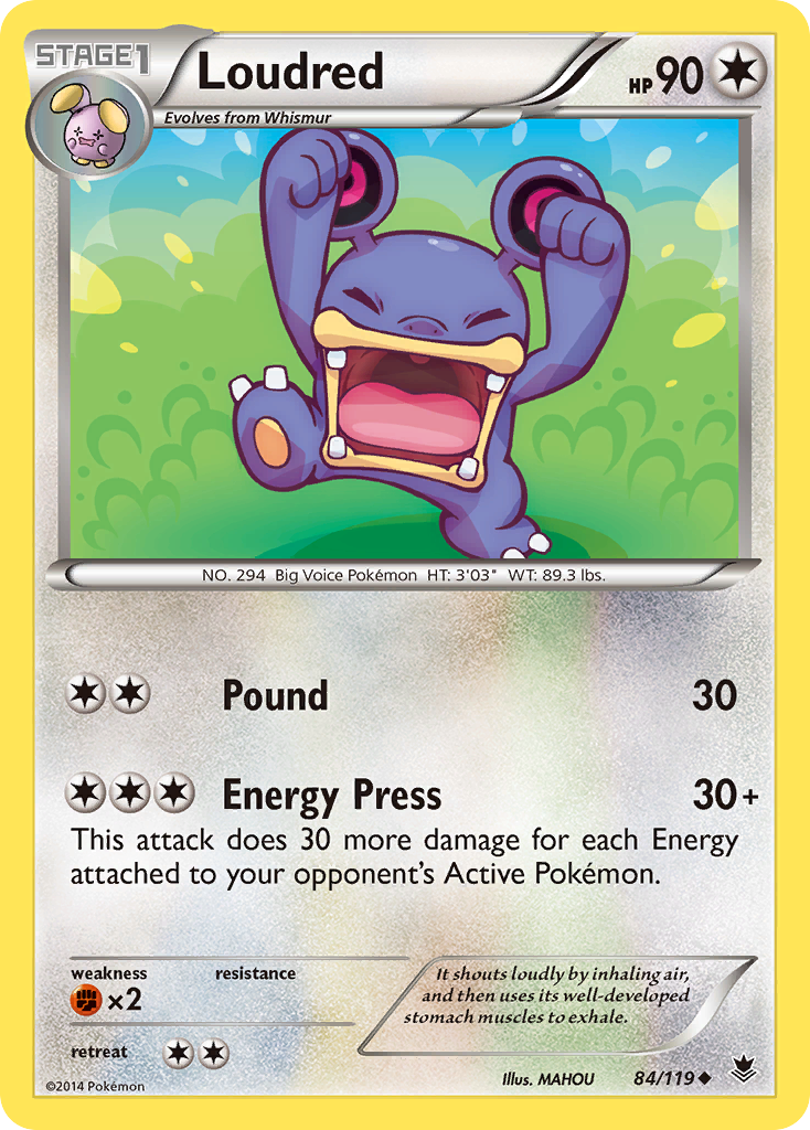 Loudred (84/119) [XY: Phantom Forces] | Exor Games Dartmouth