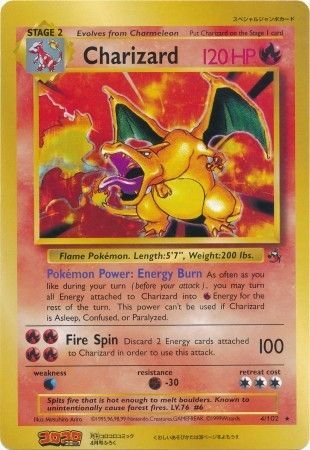 Charizard (4/102) (CoroCoro Promo) (Jumbo Card) [Base Set Unlimited] | Exor Games Dartmouth