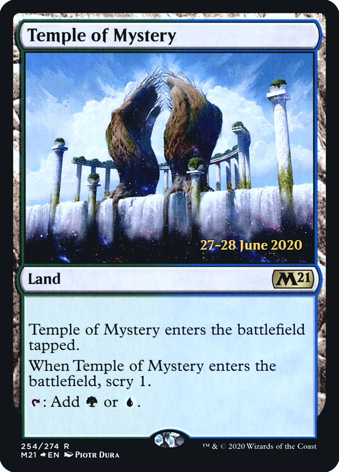 Temple of Mystery  [Core Set 2021 Prerelease Promos] | Exor Games Dartmouth