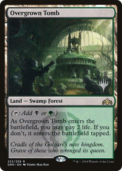 Overgrown Tomb [Guilds of Ravnica Promos] | Exor Games Dartmouth