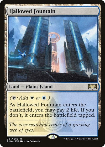 Hallowed Fountain [Ravnica Allegiance Promos] | Exor Games Dartmouth