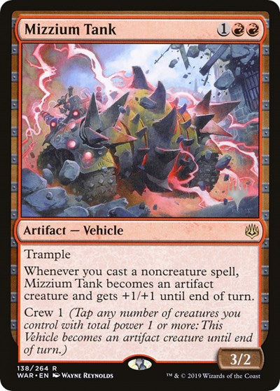 Mizzium Tank [War of the Spark Promos] | Exor Games Dartmouth