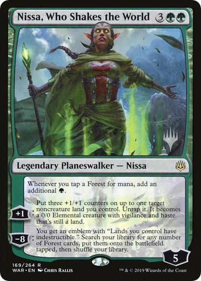 Nissa, Who Shakes the World [War of the Spark Promos] | Exor Games Dartmouth