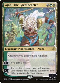 Ajani, the Greathearted [War of the Spark Promos] | Exor Games Dartmouth