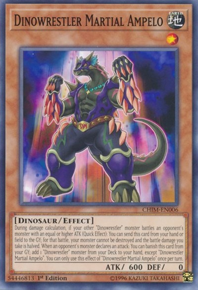 Dinowrestler Martial Ampelo [CHIM-EN006] Common | Exor Games Dartmouth