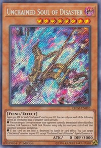 Unchained Soul of Disaster [CHIM-EN010] Secret Rare | Exor Games Dartmouth