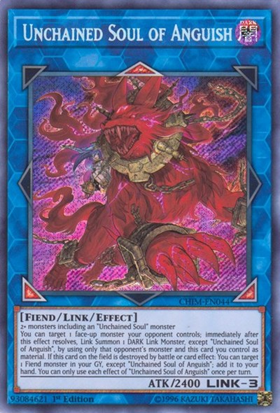 Unchained Soul of Anguish [CHIM-EN044] Secret Rare | Exor Games Dartmouth