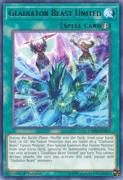 Gladiator Beast United [CHIM-EN057] Rare | Exor Games Dartmouth