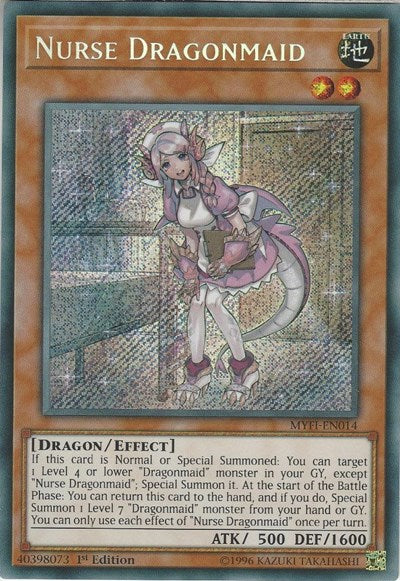 Nurse Dragonmaid [MYFI-EN014] Secret Rare | Exor Games Dartmouth