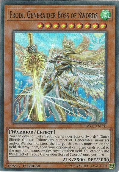 Frodi, Generaider Boss of Swords [MYFI-EN028] Super Rare | Exor Games Dartmouth