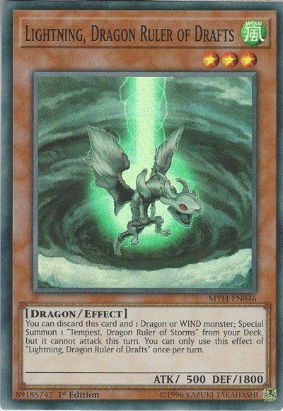 Lightning, Dragon Ruler of Drafts [MYFI-EN046] Super Rare | Exor Games Dartmouth