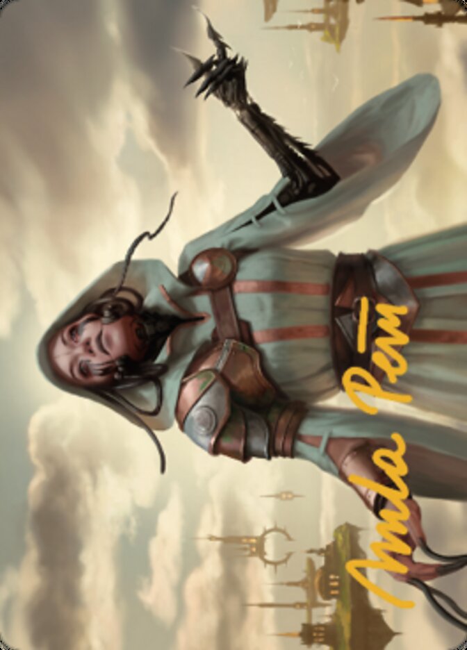 Phyrexian Missionary Art Card (Gold-Stamped Signature) [Dominaria United Art Series] | Exor Games Dartmouth