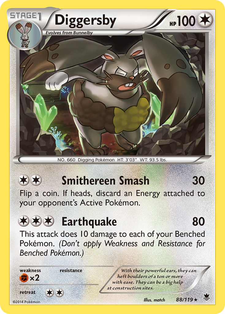 Diggersby (88/119) [XY: Phantom Forces] | Exor Games Dartmouth