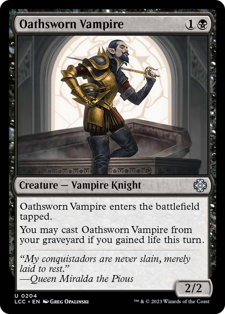 Oathsworn Vampire [The Lost Caverns of Ixalan Commander] | Exor Games Dartmouth