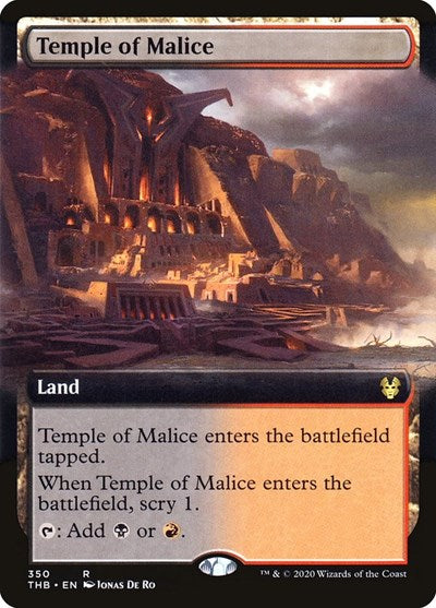 Temple of Malice (Extended Art) [Theros Beyond Death] | Exor Games Dartmouth