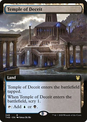 Temple of Deceit (Extended Art) [Theros Beyond Death] | Exor Games Dartmouth