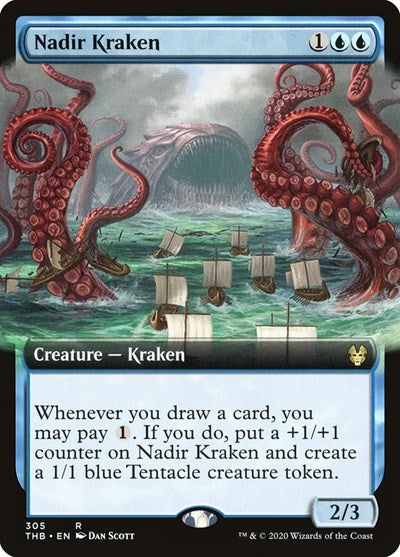 Nadir Kraken (Extended Art) [Theros Beyond Death] | Exor Games Dartmouth