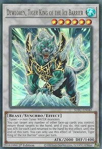 Dewloren, Tiger King of the Ice Barrier [SDFC-EN042] Ultra Rare | Exor Games Dartmouth