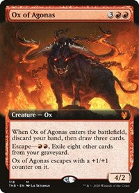 Ox of Agonas (Extended Art) [Theros Beyond Death] | Exor Games Dartmouth