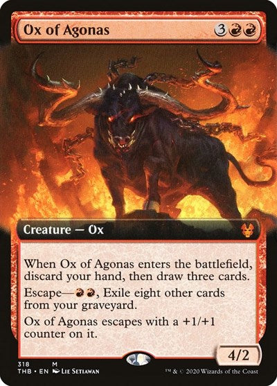 Ox of Agonas (Extended Art) [Theros Beyond Death] | Exor Games Dartmouth
