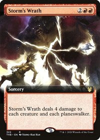 Storm's Wrath (Extended Art) [Theros Beyond Death] | Exor Games Dartmouth