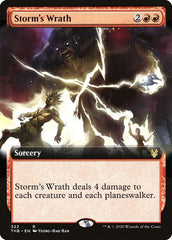 Storm's Wrath (Extended Art) [Theros Beyond Death] | Exor Games Dartmouth